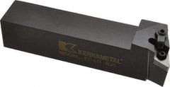 Kennametal - MDQN, Left Hand Cut, 27.5° Lead Angle, 1-1/4" Shank Height x 1-1/4" Shank Width, Negative Rake Indexable Turning Toolholder - 6" OAL, DN..43. Insert Compatibility, Series Kenloc - USA Tool & Supply