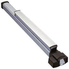 Stanley - Aluminum Rim Exit Device - For Use with Stanley Door Closers - USA Tool & Supply