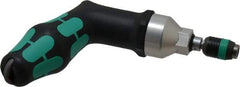 Wera - 3 to 6 N/m, Adjustable Torque Limiting Screwdriver - 6" OAL, 1/4" Drive, 1/4" Graduation - USA Tool & Supply