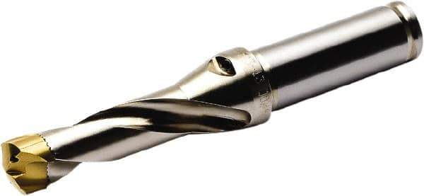 Seco - 20 to 21.99mm Diam, 3xD, 75mm Max Depth, 1" Shank Diam, 3.484" Flute, 6.476" OAL, Replaceable Tip Drill - SD103 Toolholder, Series Crownloc - USA Tool & Supply