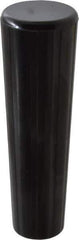Gibraltar - 1/2-13 Hole, 1-1/32" Deep Hole, Phenolic, Female Insert Fluted Tapered Knob - 4-3/8 OAL, 1" Base Diam, Black, 1-3/8" Head Diam - USA Tool & Supply