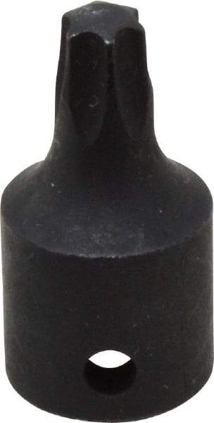 Blackhawk by Proto - 1/4" Drive, T30 Impact Torx Bit Socket - 1-3/16" OAL - USA Tool & Supply