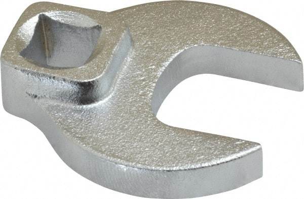 Blackhawk by Proto - 3/4" 3/8" Drive Chrome Open End Crowfoot Wrench - 1-23/32" OAL - USA Tool & Supply