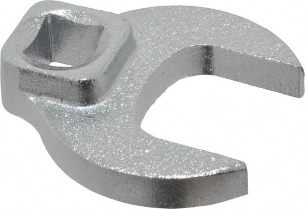 Blackhawk by Proto - 7/8" 3/8" Drive Chrome Open End Crowfoot Wrench - 1-23/32" OAL - USA Tool & Supply