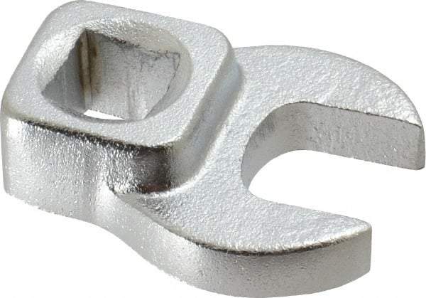 Blackhawk by Proto - 13mm 3/8" Drive Chrome Open End Crowfoot Wrench - 1-1/2" OAL - USA Tool & Supply