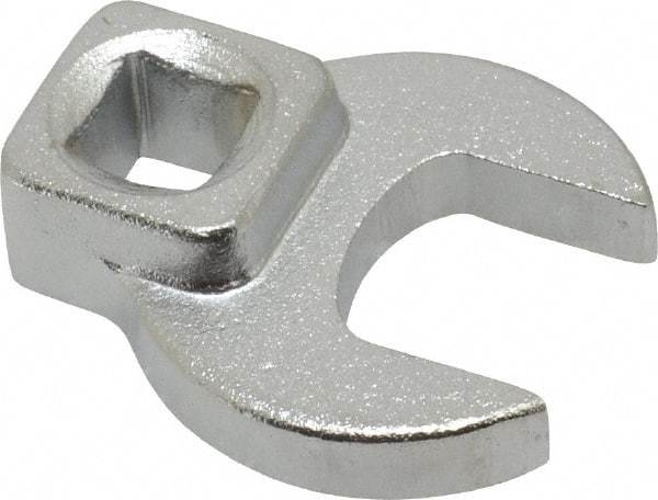 Blackhawk by Proto - 17mm 3/8" Drive Chrome Open End Crowfoot Wrench - 1-1/2" OAL - USA Tool & Supply