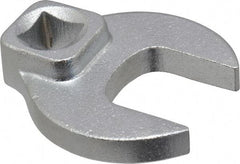 Blackhawk by Proto - 19mm 3/8" Drive Chrome Open End Crowfoot Wrench - 1-19/32" OAL - USA Tool & Supply