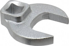 Blackhawk by Proto - 22mm 3/8" Drive Chrome Open End Crowfoot Wrench - 1-23/32" OAL - USA Tool & Supply