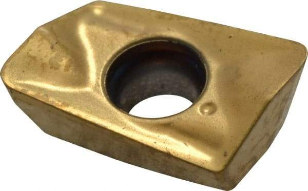Seco - XOMX090308 M08 Grade F40M Carbide Milling Insert - TiAlN/TiN Finish, 0.031" Corner Radius - USA Tool & Supply