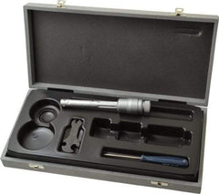 TESA Brown & Sharpe - 0.5 to 0.6", 3" Gage Depth, Mechanical Inside Hole Micrometer - 0.0002" Graduation, Ratchet Stop Thimble - USA Tool & Supply