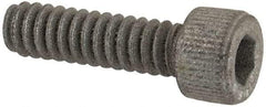 Value Collection - #6-32 UNC Hex Socket Drive, Socket Cap Screw - Alloy Steel, Zinc-Plated Finish, Fully Threaded, 1/2" Length Under Head - USA Tool & Supply