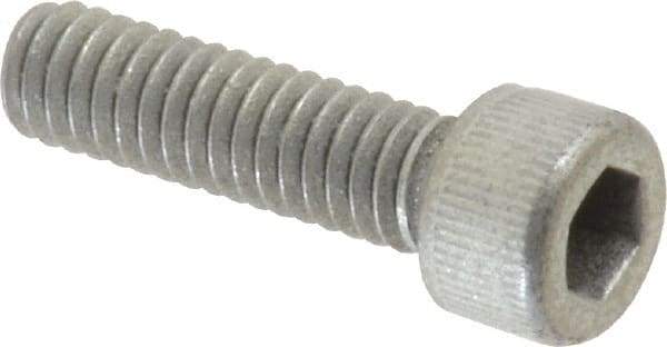 Value Collection - #8-32 UNC Hex Socket Drive, Socket Cap Screw - Alloy Steel, Zinc-Plated Finish, Fully Threaded, 5/8" Length Under Head - USA Tool & Supply