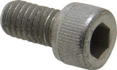 Value Collection - #10-32 UNF Hex Socket Drive, Socket Cap Screw - Alloy Steel, Zinc-Plated Finish, Fully Threaded, 3/8" Length Under Head - USA Tool & Supply
