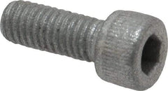 Value Collection - #10-32 UNF Hex Socket Drive, Socket Cap Screw - Alloy Steel, Zinc-Plated Finish, Fully Threaded, 1/2" Length Under Head - USA Tool & Supply
