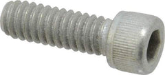 Value Collection - 1/4-20 UNC Hex Socket Drive, Socket Cap Screw - Alloy Steel, Zinc-Plated Finish, Fully Threaded, 3/4" Length Under Head - USA Tool & Supply