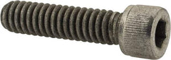 Value Collection - 1/4-20 UNC Hex Socket Drive, Socket Cap Screw - Alloy Steel, Zinc-Plated Finish, Fully Threaded, 1" Length Under Head - USA Tool & Supply