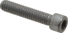 Value Collection - 1/4-20 UNC Hex Socket Drive, Socket Cap Screw - Alloy Steel, Zinc-Plated Finish, Fully Threaded, 1-1/4" Length Under Head - USA Tool & Supply