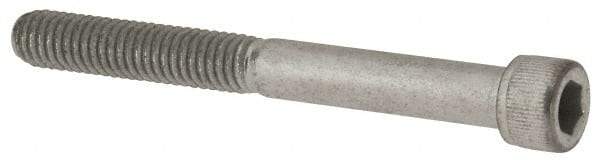 Value Collection - 5/16-18 UNC Hex Socket Drive, Socket Cap Screw - Alloy Steel, Zinc-Plated Finish, Partially Threaded, 3" Length Under Head - USA Tool & Supply