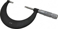 TESA Brown & Sharpe - 2" to 3" Mechanical Blade Micrometer - 0.001" Graduation, 0.017" Blade Thickness, Friction Thimble - USA Tool & Supply