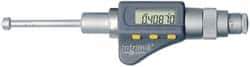 TESA Brown & Sharpe - 2.38" to 2.76", IP54 & IP40, Steel Face TiN Finish, Electronic Inside Micrometer - 0.00005" Resolution, 0.00024" Accuracy, 98" Gage Depth - USA Tool & Supply