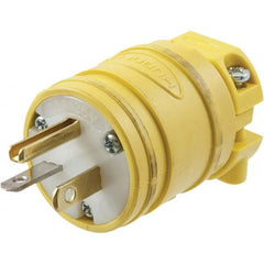 Hubbell Wiring Device-Kellems - Straight Blade Plugs & Connectors Connector Type: Plug Grade: Industrial - USA Tool & Supply