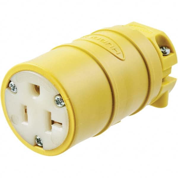 Hubbell Wiring Device-Kellems - Straight Blade Plugs & Connectors Connector Type: Connector Grade: Industrial - USA Tool & Supply