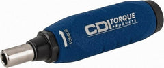 CDI - 1 Piece, 3/8 to 2 In/Lb, Female Hex Preset Torque Limiting Screwdriver - 4.2" OAL, 1/4" Drive - USA Tool & Supply