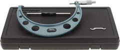 Mitutoyo - 7 to 8" Range, 0.001" Graduation, Mechanical Outside Micrometer - Ratchet Stop Thimble, Accurate to 0.0002" - USA Tool & Supply