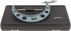Mitutoyo - 7 to 8" Range, 0.0001" Graduation, Mechanical Outside Micrometer - Ratchet Stop Thimble, Accurate to 0.0002" - USA Tool & Supply