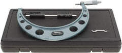 Mitutoyo - 8 to 9" Range, 0.0001" Graduation, Mechanical Outside Micrometer - Ratchet Stop Thimble, Accurate to 0.0002" - USA Tool & Supply