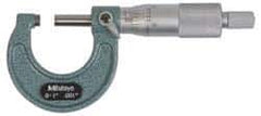 Mitutoyo - 275 to 300mm Range, 0.01mm Graduation, Mechanical Outside Micrometer - Ratchet Stop Thimble, Accurate to 0.0001" - USA Tool & Supply