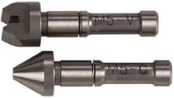 Mitutoyo - Micrometer Anvil - Use with 326126 Series Screw Thread Micrometers - USA Tool & Supply