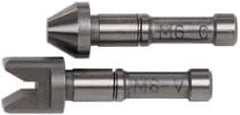 Mitutoyo - Micrometer Anvil - Use with 326126 Series Screw Thread Micrometers - USA Tool & Supply