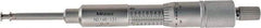 Mitutoyo - 0.06 to 1.05 Inch Inside Measurement, 0 to 1 Inch Outside Measurement, Mechanical Groove Micrometer - 0.001 Inch Graduation, 0.0004 Inch Accuracy, 0.25 Inch Measuring Disc Diameter - USA Tool & Supply
