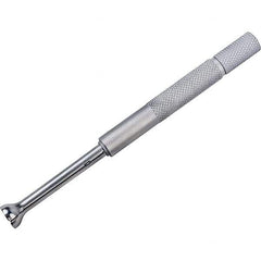 Mitutoyo - 0.4 to 0.5 Inch Measurement, Small Hole Gage - 4-1/4 Inch Overall Length, Half Ball - USA Tool & Supply