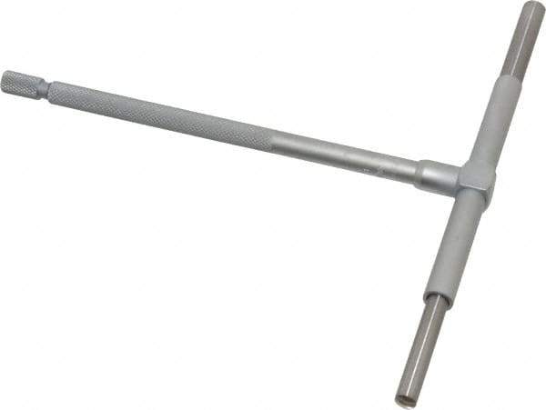 Mitutoyo - 3-1/2 to 6 Inch, 5.9055 Inch Overall Length, Telescoping Gage - Satin Chrome Finish - USA Tool & Supply