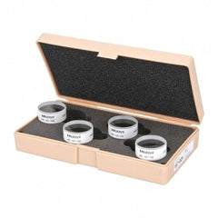 Mitutoyo - Micrometer Optical Parallels - 0 to 1mm, Use with Micrometers - USA Tool & Supply
