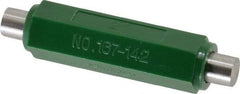 Mitutoyo - 2 Inch Long, Accuracy Up to 0.0001 Inch, Flat End Micrometer Calibration Standard - Use with Outside Micrometer, Includes Heat Insulating Handle - USA Tool & Supply