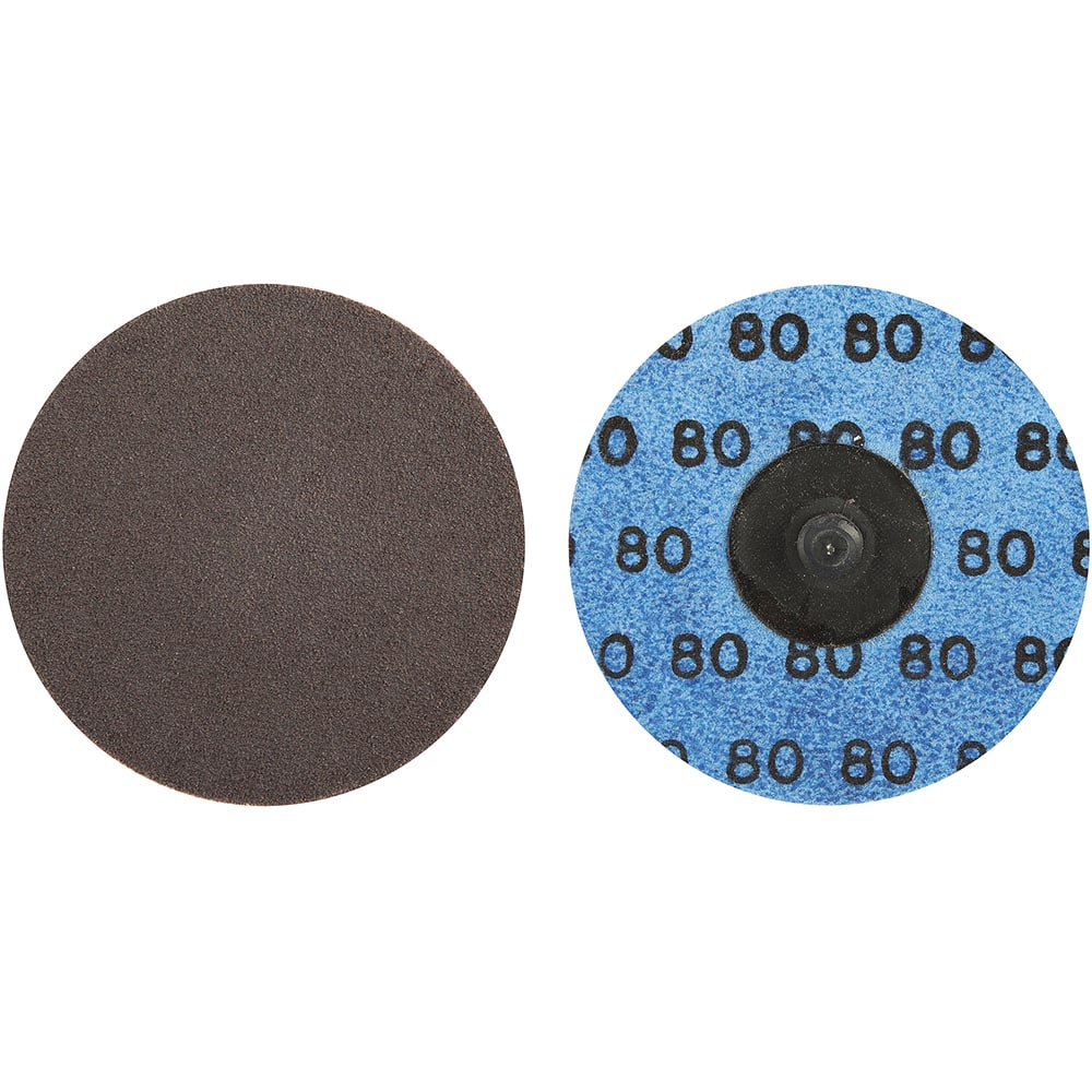 Norton - 3" 80 Grit Aluminum Oxide Quick Change Disc - USA Tool & Supply