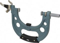 Mitutoyo - 4 to 5 Inch, Snap Gage - 0.0001 Inch Graduation, 15 N Measuring Force, Carbide Anvil, Dial Display - USA Tool & Supply