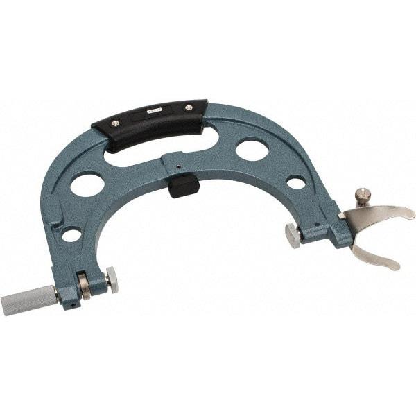 Mitutoyo - 11 to 12 Inch, Snap Gage - 0.0001 Inch Graduation, 15 N Measuring Force, Carbide Anvil, Dial Display - USA Tool & Supply