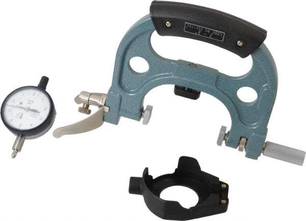 Mitutoyo - 2 to 3 Inch, Snap Gage - 0.0001 Inch Graduation, Dial Display - USA Tool & Supply