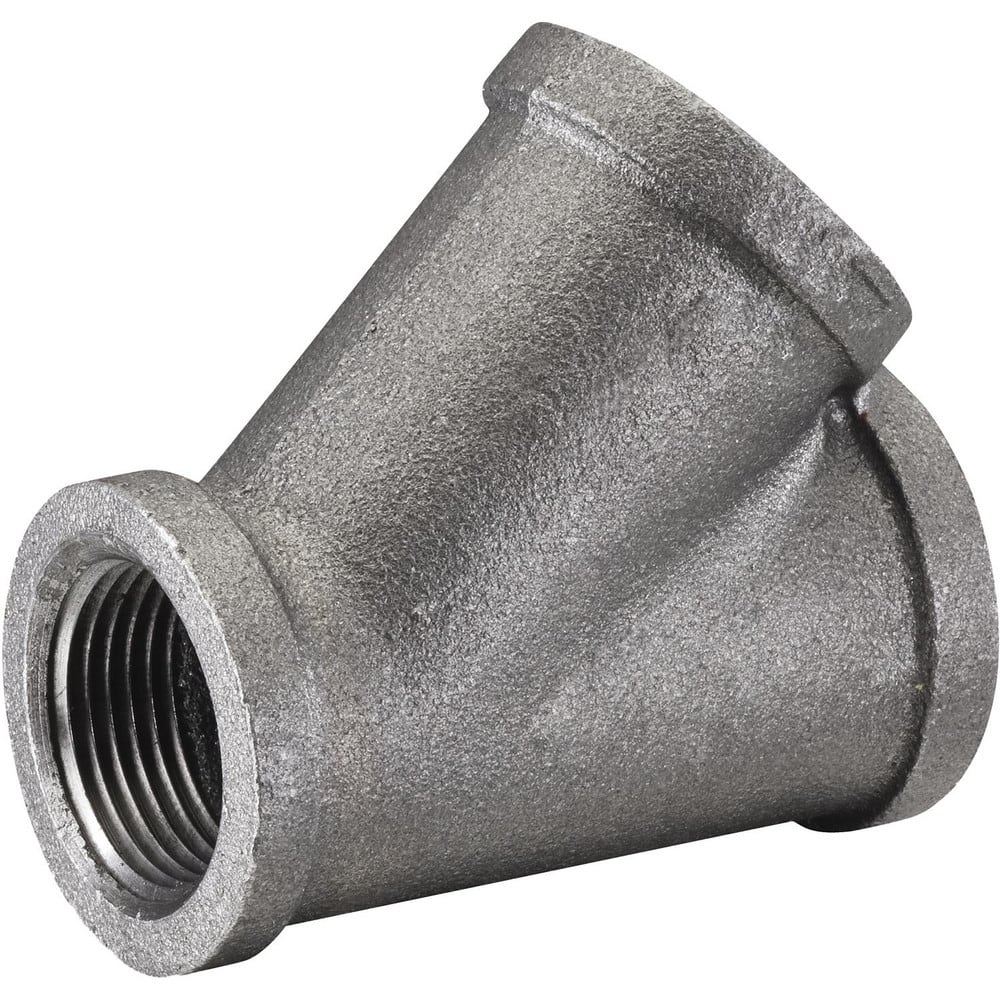 Black Pipe Fittings; Fitting Type: Wye; Fitting Size: 3/8″; Material: Malleable Iron; Finish: Black; Fitting Shape: Wye; Thread Standard: NPT; Connection Type: Threaded; Lead Free: No; Standards:  ™ASME ™B1.2.1; ASME ™B16.3;  ™UL ™Listed