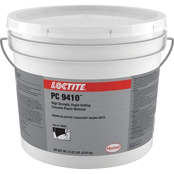 Loctite - 1 Gal Pail Gray Magnesium Phosphate Filler/Repair Caulk - 2000°F Max Operating Temp, 10 min Tack Free Dry Time, 1 to 2 hr Full Cure Time, Series 135 - USA Tool & Supply