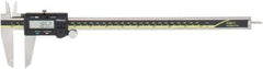 Mitutoyo - 0 to 300mm Range, 0.01mm Resolution, Electronic Caliper - Stainless Steel with 64mm Stainless Steel Jaws, 0.03mm Accuracy, SPC Output - USA Tool & Supply