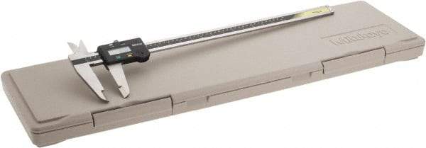 Mitutoyo - 0 to 450mm Range, 0.01mm Resolution, Electronic Caliper - Stainless Steel with 90mm Stainless Steel Jaws, 0.03mm Accuracy, SPC Output - USA Tool & Supply