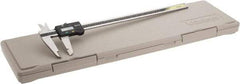 Mitutoyo - 0 to 450mm Range, 0.01mm Resolution, Electronic Caliper - Stainless Steel with 90mm Stainless Steel Jaws, 0.03mm Accuracy, SPC Output - USA Tool & Supply