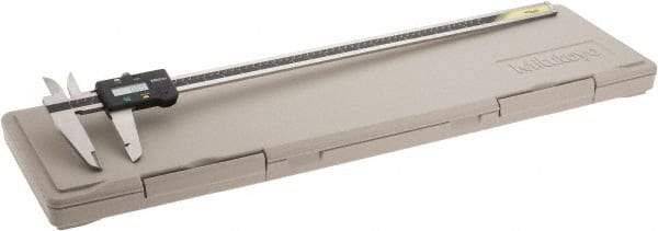 Mitutoyo - 0 to 600mm Range, 0.01mm Resolution, Electronic Caliper - Stainless Steel with 90mm Stainless Steel Jaws, 0.03mm Accuracy, SPC Output - USA Tool & Supply