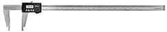Mitutoyo - 0 to 1,000mm Range, 0.01mm Resolution, Electronic Caliper - Stainless Steel with 140mm Stainless Steel Jaws, 0.08mm Accuracy, SPC Output - USA Tool & Supply
