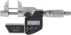Mitutoyo - 0.2 to 1.2" Range, 0.00005" Resolution, Electronic Inside & Tubular Micrometer - USA Tool & Supply